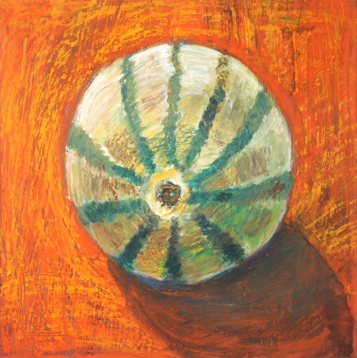 Peinture intitulée "Melon" par Nathalia Chipilova, Œuvre d'art originale, Acrylique