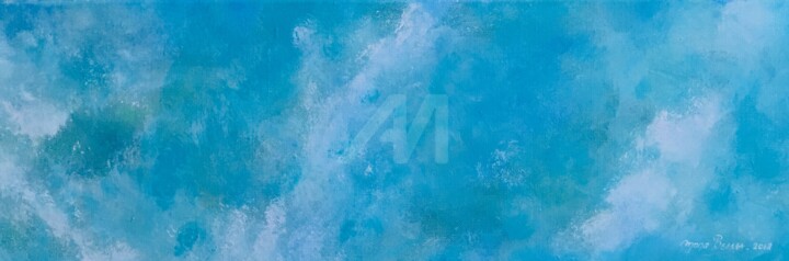 Peinture intitulée "Once upon a time 1/2" par Mona Bessaa, Œuvre d'art originale, Acrylique