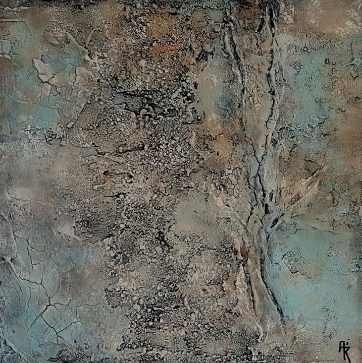 Painting titled "BACK2BASICS" by Ali Kleinhuis, Original Artwork