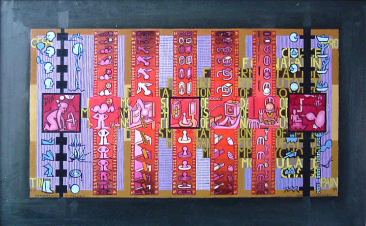 Painting titled "Metamorphosis Of Na…" by Gerald Shepherd F.F.P.S., Original Artwork, Oil
