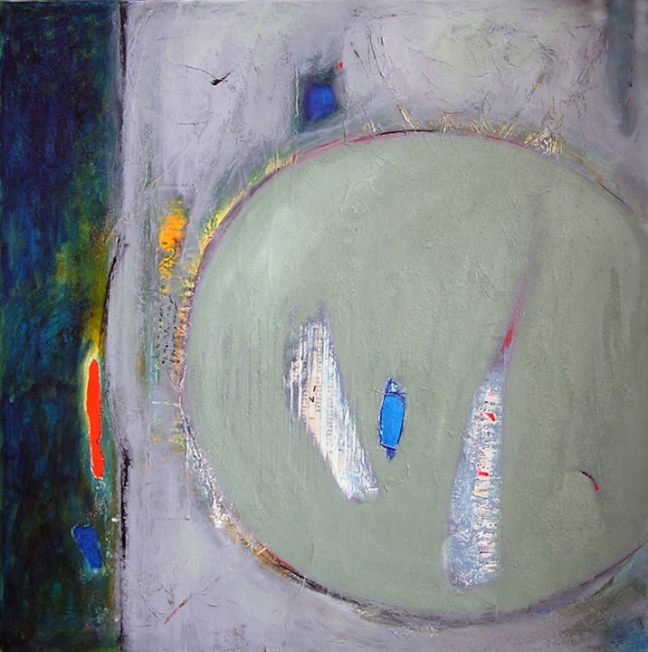 Peinture intitulée "Emergence du signe" par Juliette Gallas, Œuvre d'art originale, Acrylique