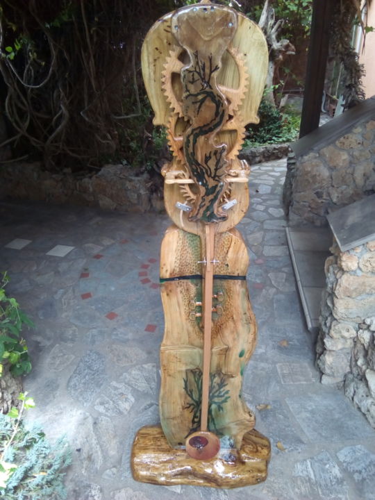 Sculpture titled "Timeless" by Arc N Scu, Original Artwork, Wood
