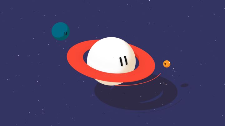 Цифровое искусство под названием "Saturn" - Nico Krohn, Подлинное произведение искусства