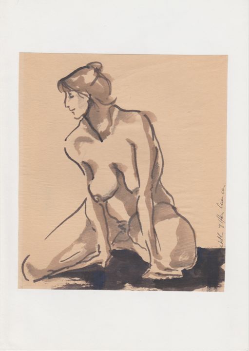 La danseuse IV 绘画, 11.4x8.3 in