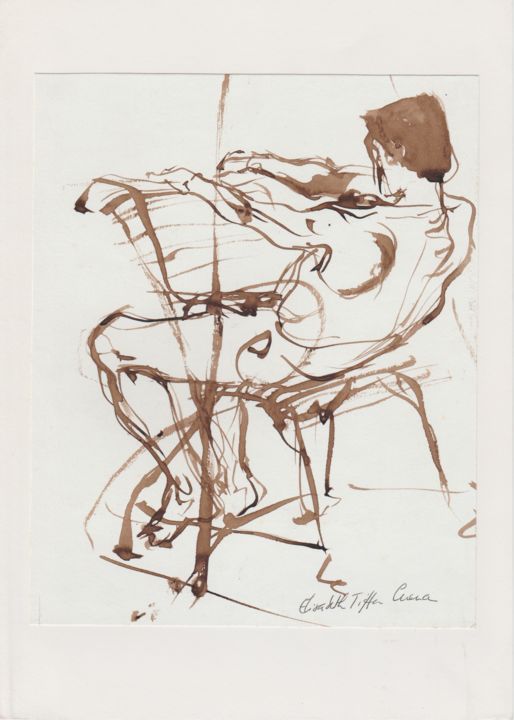 Le britanique VI 绘画, 11.4x8.3 in