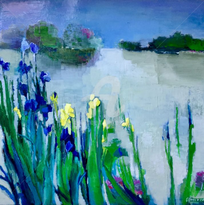 Iris sauvages 80x80