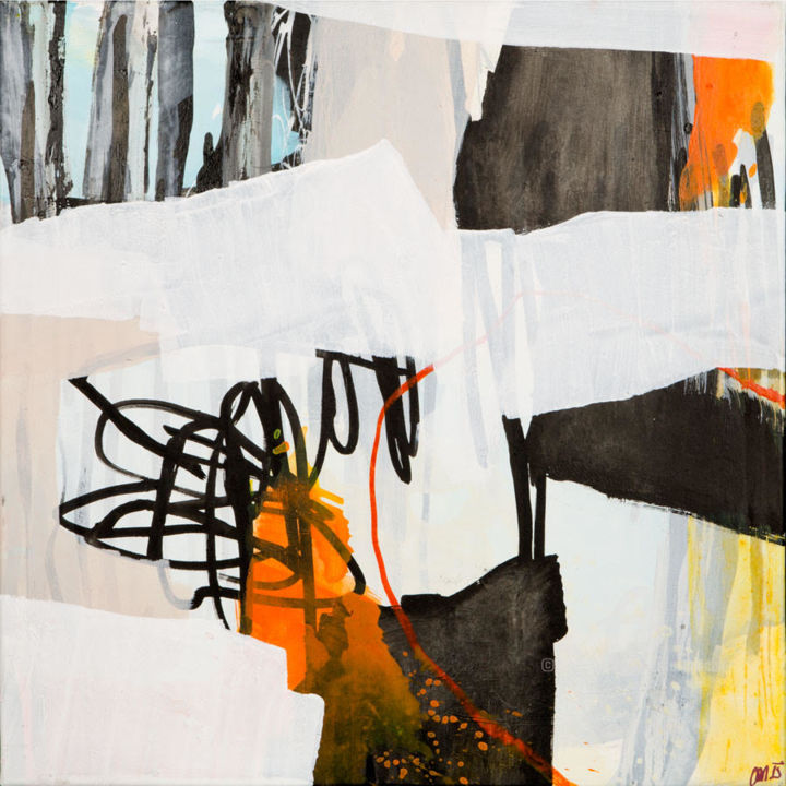 Painting titled "Le printemps revient" by Olivia Melchior, Original Artwork