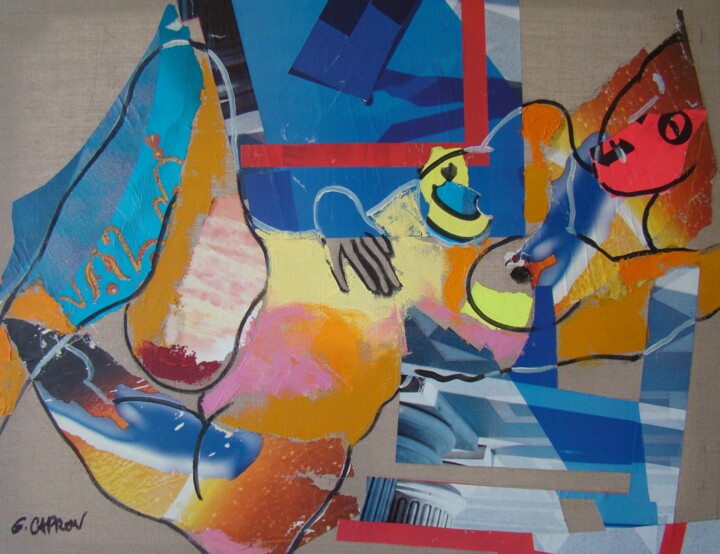 La vie 绘画, 25.6x31.9 in