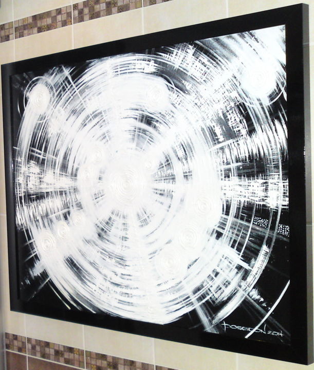 Painting titled "Conscious projection" by Plamen Ivanov, Original Artwork, Acrylic