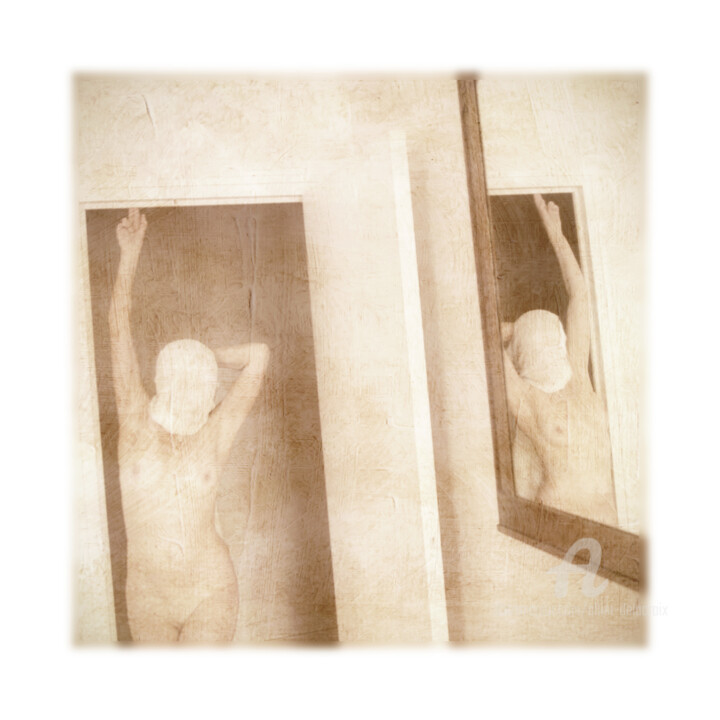 Photographie intitulée "Evolution-Dilution…" par Alliet-Delacroix, Œuvre d'art originale, Photographie numérique Monté sur A…