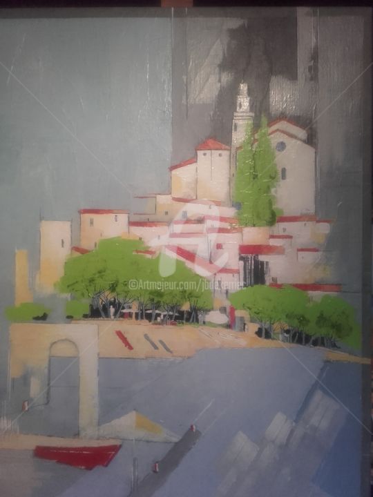 Peinture intitulée "CADAQUES III" par James Burgevin, Œuvre d'art originale, Acrylique