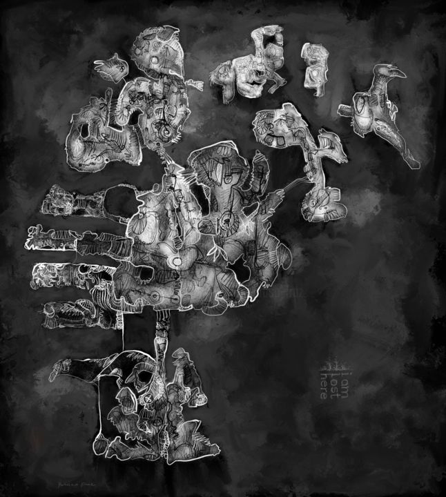Digital Arts titled "poporo" by Braco Fraz, Original Artwork, Digital Painting