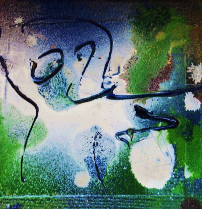 Peinture intitulée "GESTATION - Collect…" par Francine Barbaray, Œuvre d'art originale, Acrylique