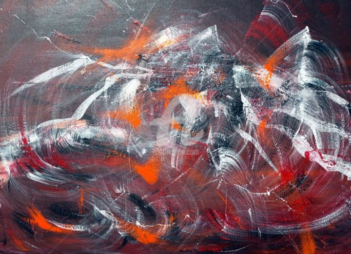 Peinture intitulée "tourbillons.jpg" par Didier Duclos, Œuvre d'art originale, Acrylique