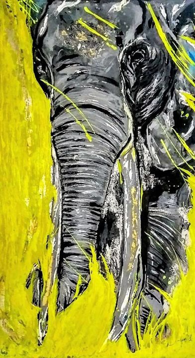 Painting titled "majestuosidad.jpg" by Luisfer, Original Artwork, Acrylic