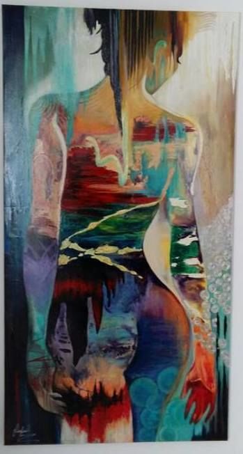 Painting titled ".jpg" by Luisfer, Original Artwork, Oil