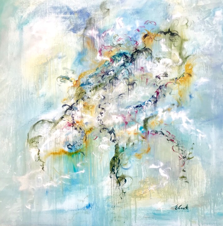 Pintura titulada "The Evanescent Driz…" por Elisa Cook Benbassat Bassat, Obra de arte original, Oleo
