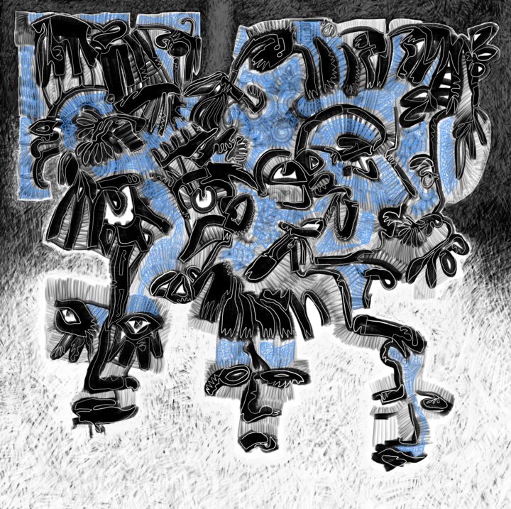 Digital Arts titled "memor" by Braco Fraz, Original Artwork, Digital Painting