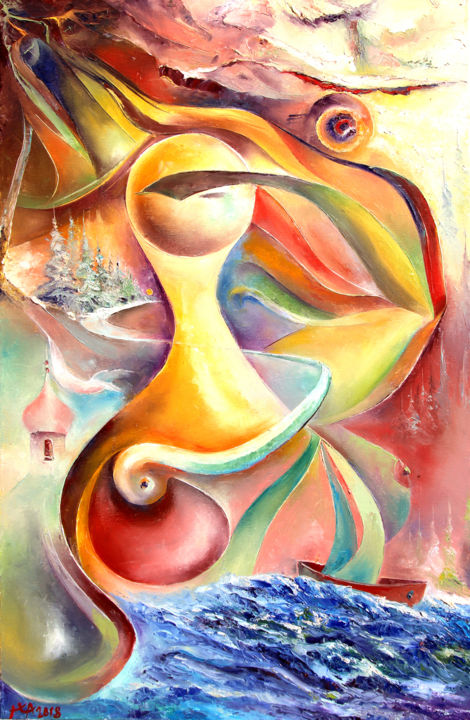 GDIE ON Ma 绘画, 36.2x23.6 in