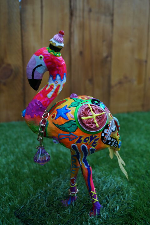 Peinture intitulée "Pink Lady" par Johanna Meunier, Œuvre d'art originale