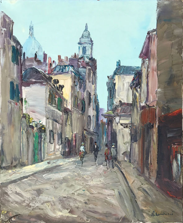 Painting titled "Senza titolo 6" by Adolfo Carducci, Original Artwork, Oil