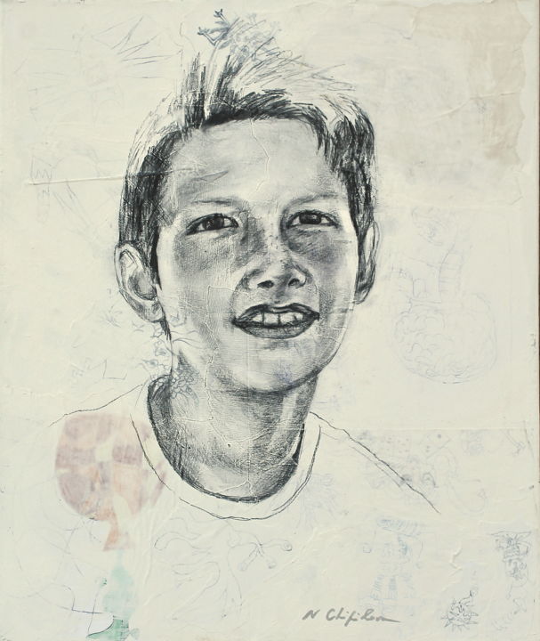 Peinture intitulée "Marcus" par Nathalia Chipilova, Œuvre d'art originale, Acrylique