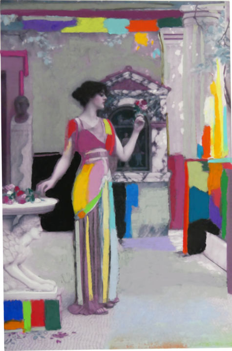 Digital Arts titled "How Many Miles to B…" by Devorah Rosen, Original Artwork