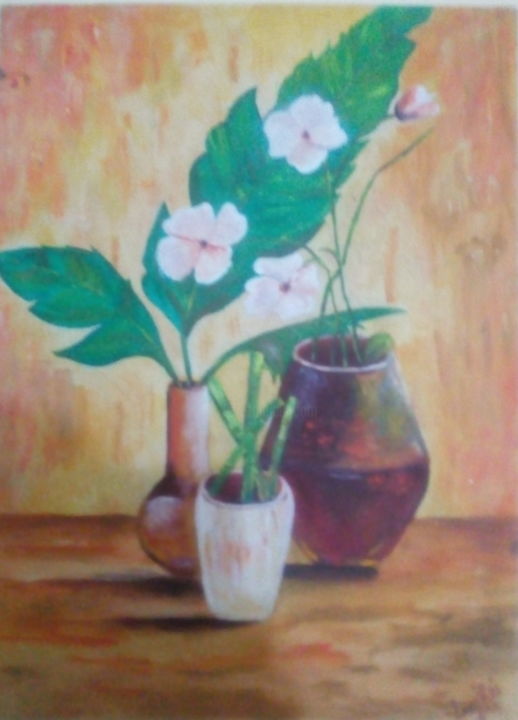Painting titled "img-20170905-183545…" by Areej Rai, Original Artwork, Oil