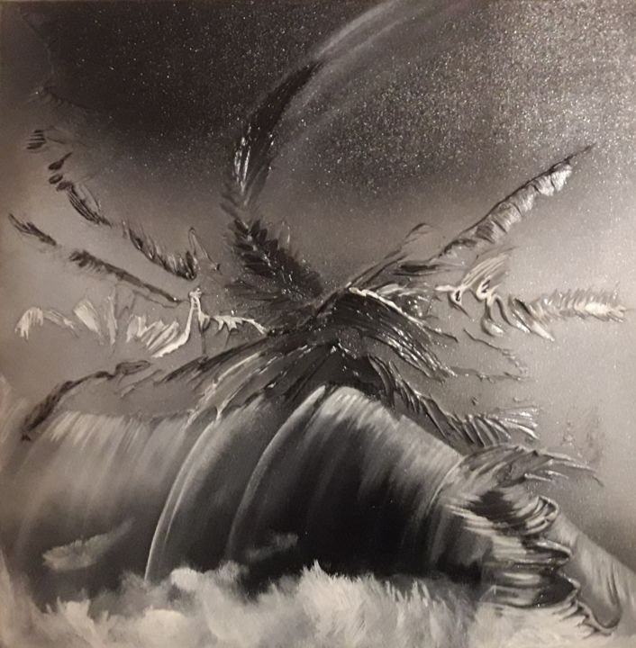 Peinture intitulée "Di stinction" par Stephane Heckel, Œuvre d'art originale, Acrylique