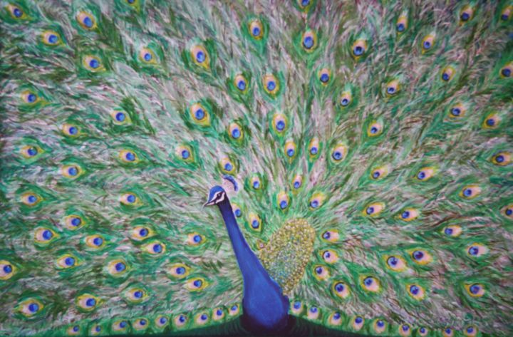 Pintura titulada "PAUW" por Edmond Dechamps, Obra de arte original, Acrílico