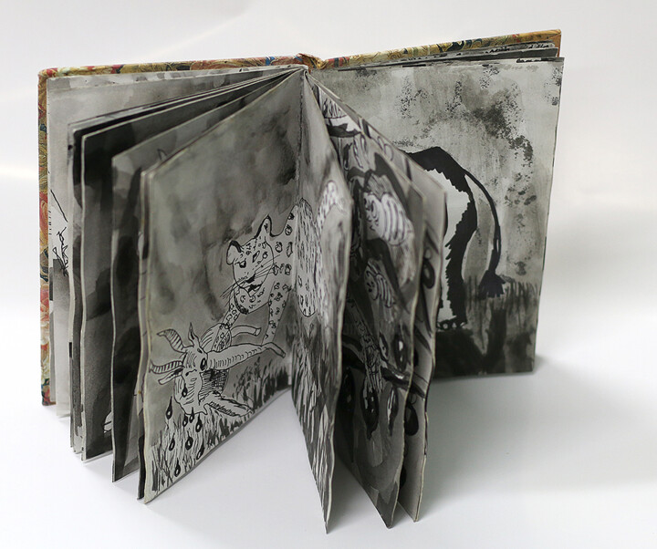 图画 标题为“artist book raphael…” 由Raphael Perez, 原创艺术品, 圆珠笔