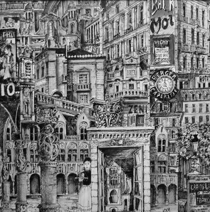 Amalgame 图画, 11.8x11.8 in