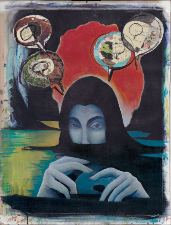 Thank You Chris 绘画, 26x20 in