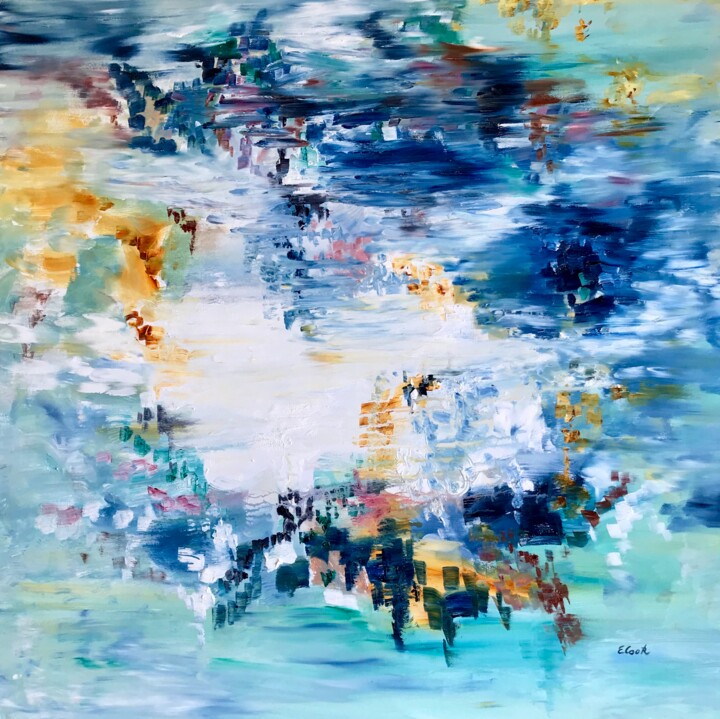 Pintura titulada "Kairos" por Elisa Cook Benbassat Bassat, Obra de arte original, Oleo