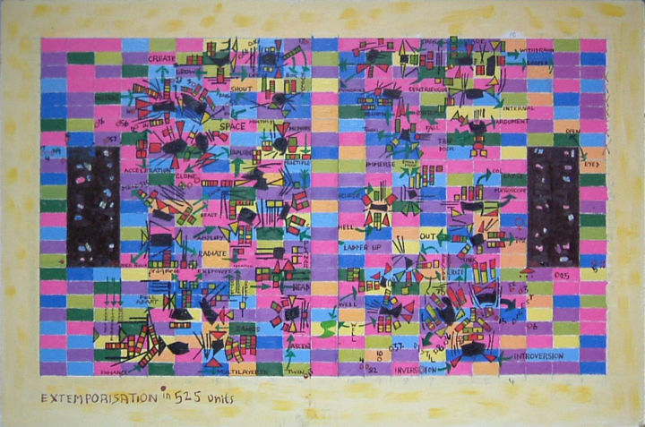 Painting titled "Extemporisation In…" by Gerald Shepherd F.F.P.S., Original Artwork, Oil