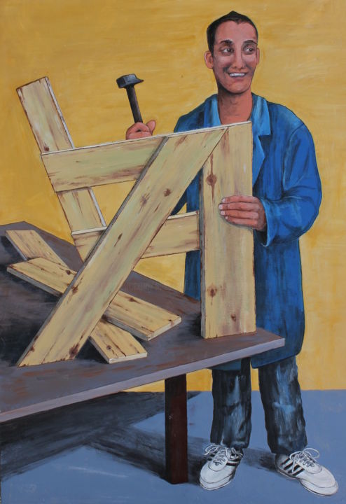 Painting titled "img-6005.jpg" by Association Les Couleurs De L'Antenne, Original Artwork