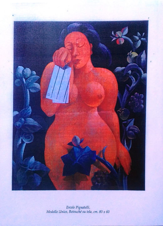 "Modello unico" başlıklı Tablo Ercole Pignatelli tarafından, Orijinal sanat