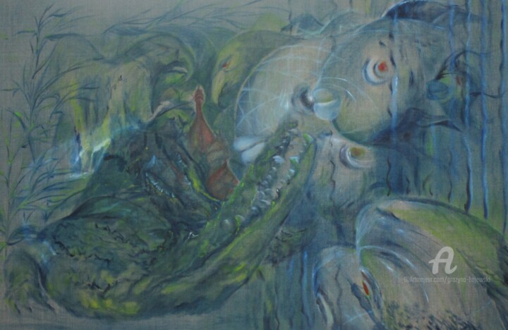 Things 绘画, 31.5x47.2 in