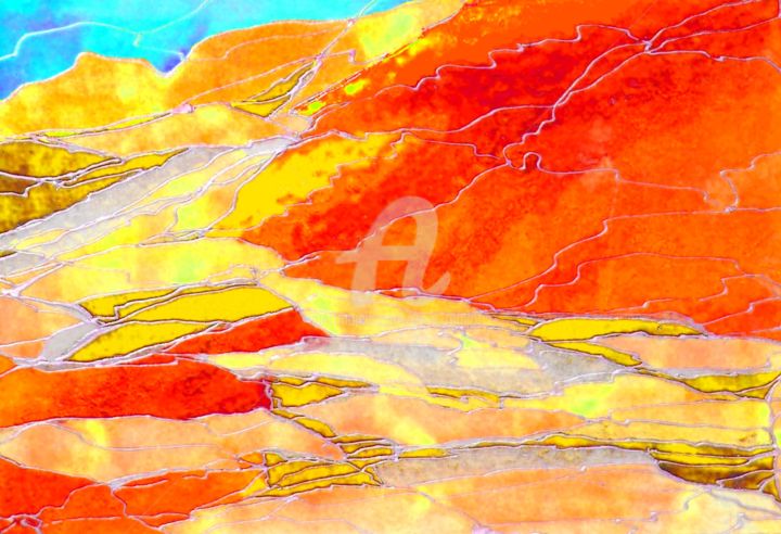 Digital Arts titled "CîMES chatoyantes.j…" by Ev.A. Ramlot, Original Artwork, Collages