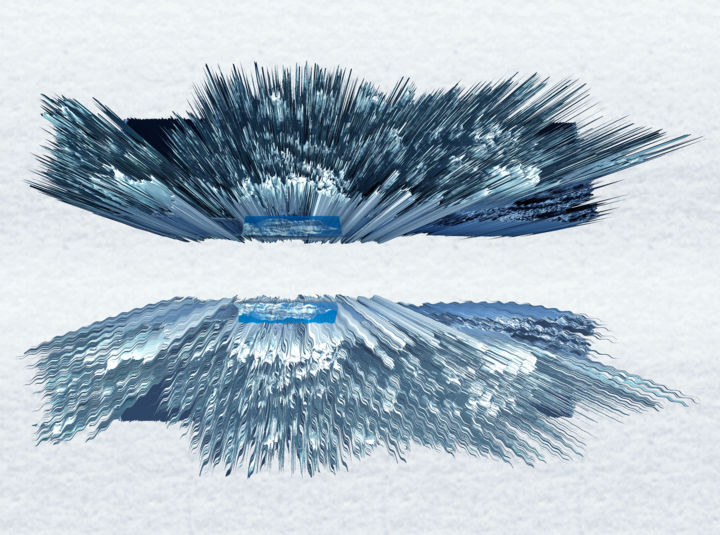 Digital Arts titled "LES DIABLERETS SE R…" by Blaise Lavenex, Original Artwork