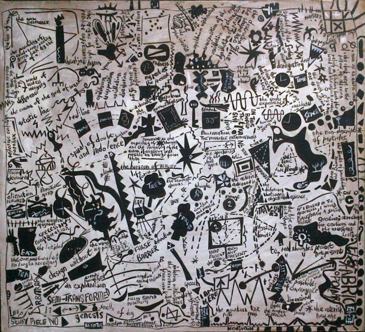 Painting titled "Study Piece" by Gerald Shepherd F.F.P.S., Original Artwork, Acrylic