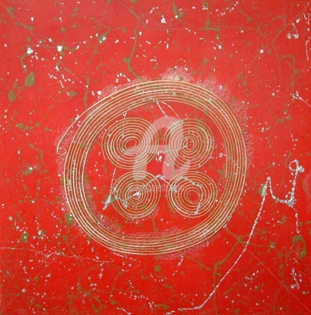 Painting titled "The Fourth Day of C…" by Sio Montera, Original Artwork