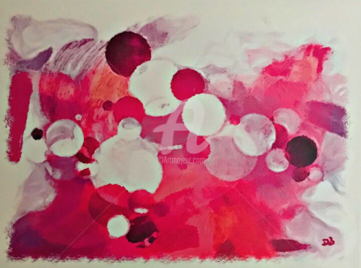 Pintura intitulada "Bubbles" por D.Arts, Obras de arte originais, Acrílico