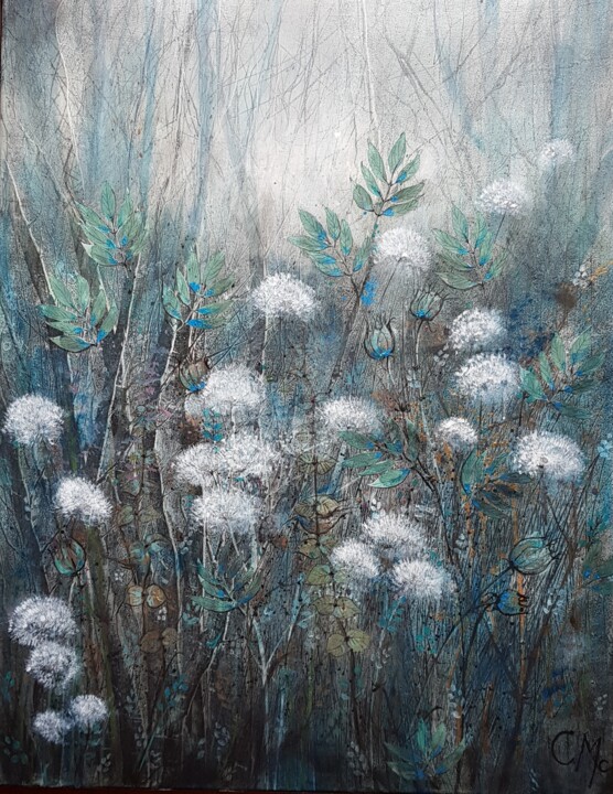绘画 标题为“Millefiori” 由Claire Mcinnerny, 原创艺术品, 丙烯