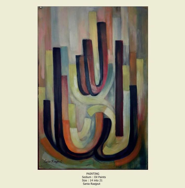 Painting titled "168-n.jpg" by Raajput, Original Artwork