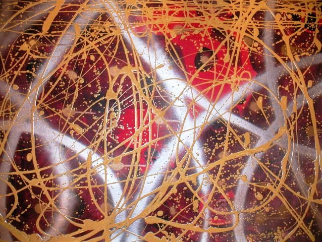 Painting titled "N°1" by Toytoy, Original Artwork