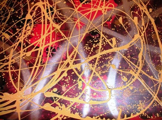 Painting titled "Détail N°1" by Toytoy, Original Artwork