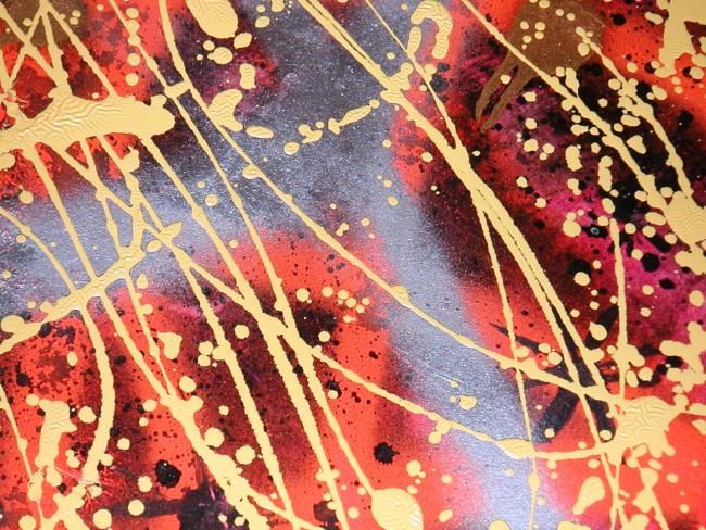 Painting titled "détail N°3" by Toytoy, Original Artwork