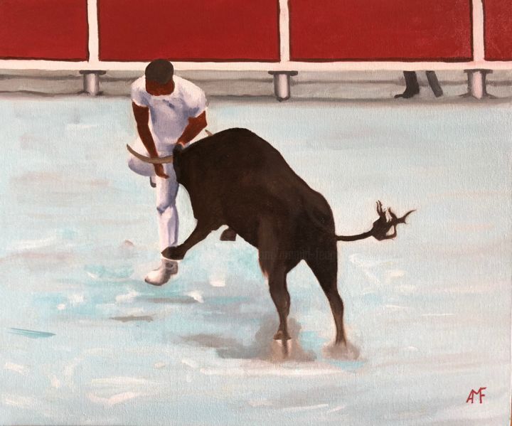 Peinture intitulée "Rasetade 11" par Arnaud Feuga, Œuvre d'art originale, Huile