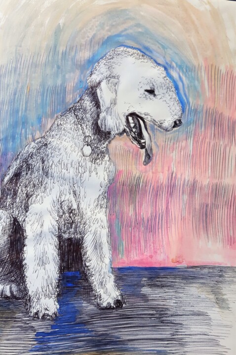 The Dog Ludwig 图画, 10.6x8.3 in